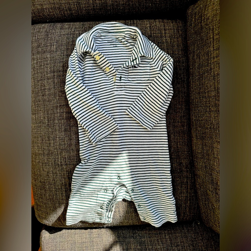 Vineyard Vines Striped Onesie